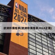 欧洲杯赛程表(欧洲杯赛程表2024正赛)