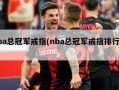 nba总冠军戒指(nba总冠军戒指排行榜)